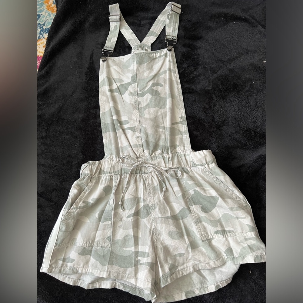 Camo Short Overalls